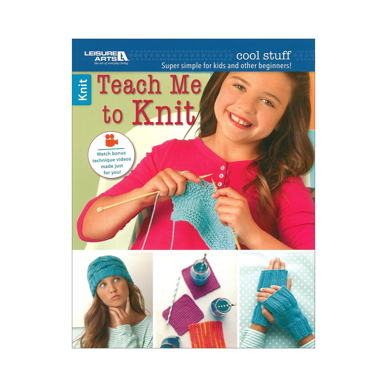 Leisure Arts Teach Me To Knit Book, Knitting Books, Knitting Pattern Books, How To Knit, Patterns, Book, Books And Patterns